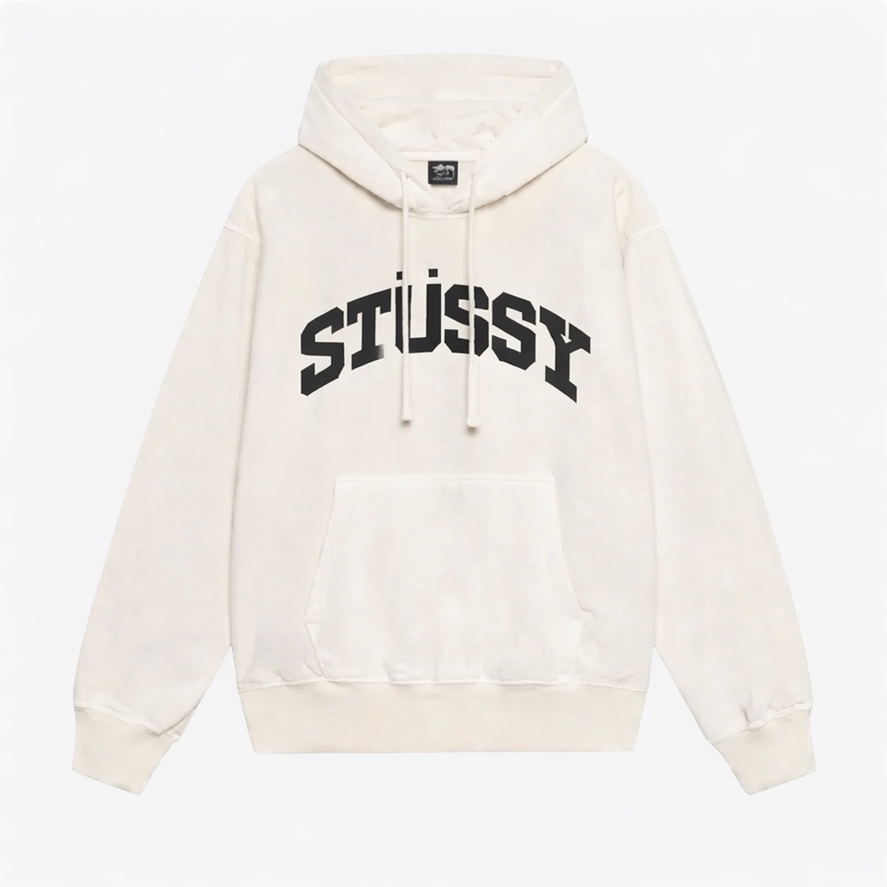 NEW Stussy Block Sport Pigment Dyed Hoodie